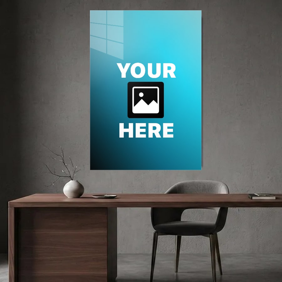 Modern desk + vase (portrait)
