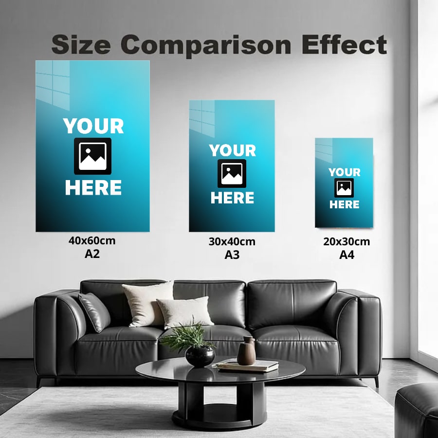 Sofa size-comparison (3-frame showcase)