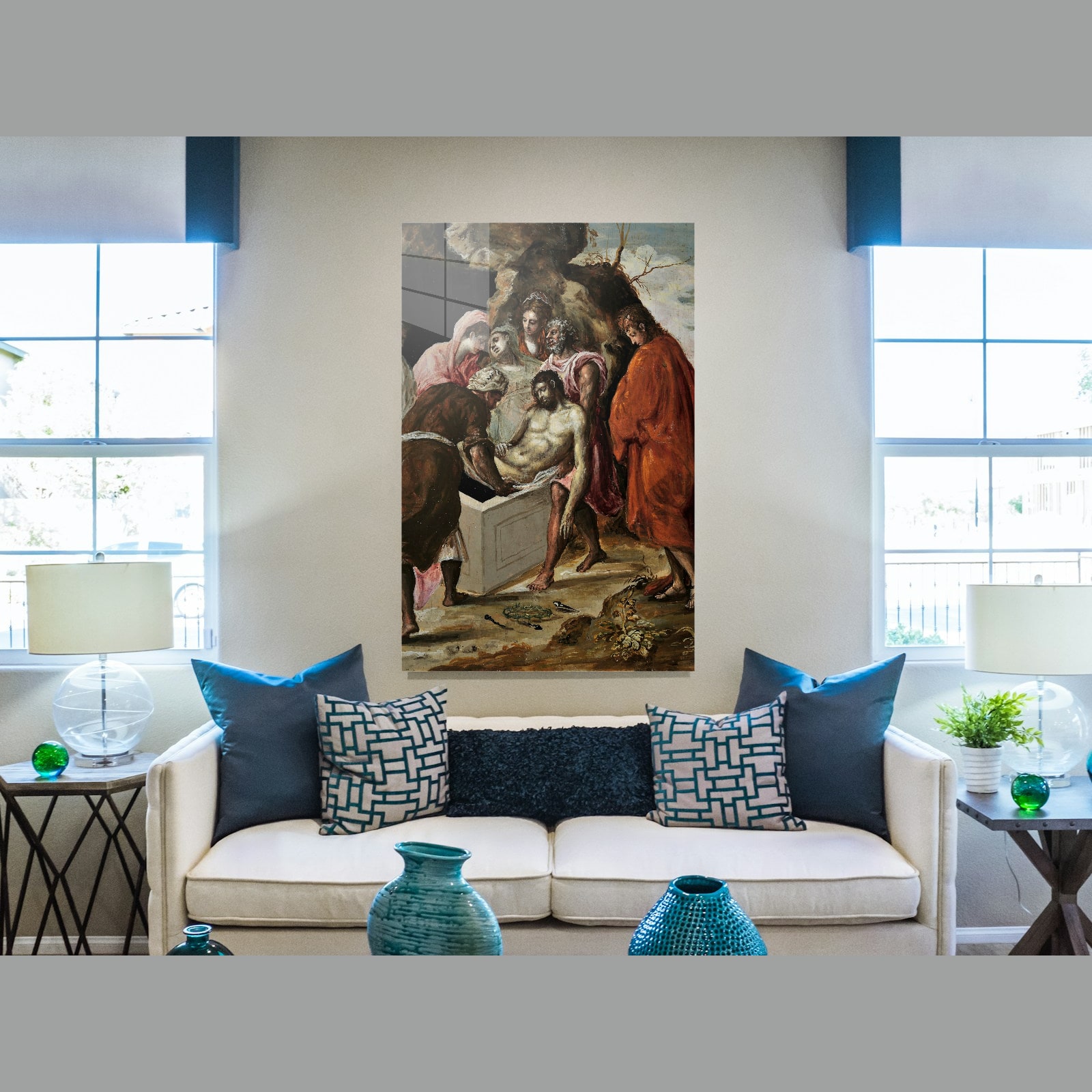 Cozy reading nook (portrait)