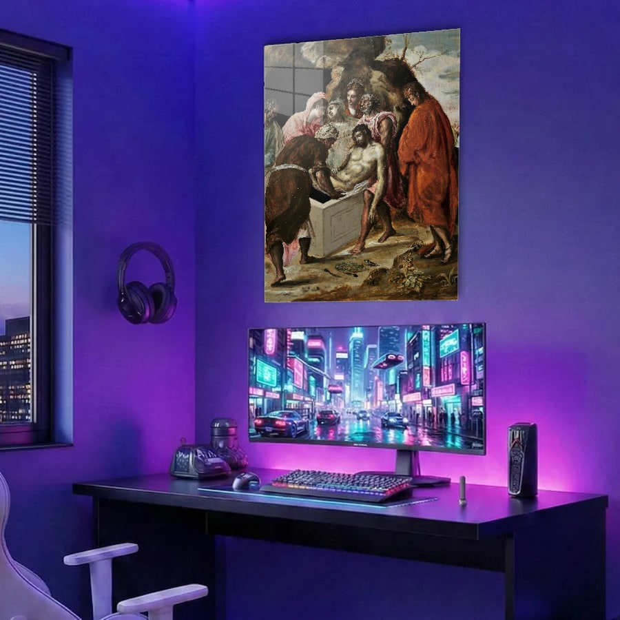 Gaming desk RGB (portrait)