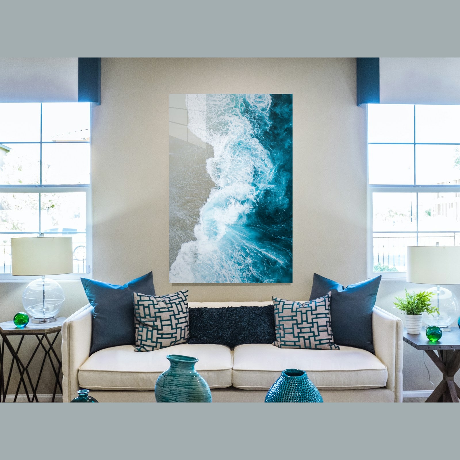 Cozy reading nook (portrait)