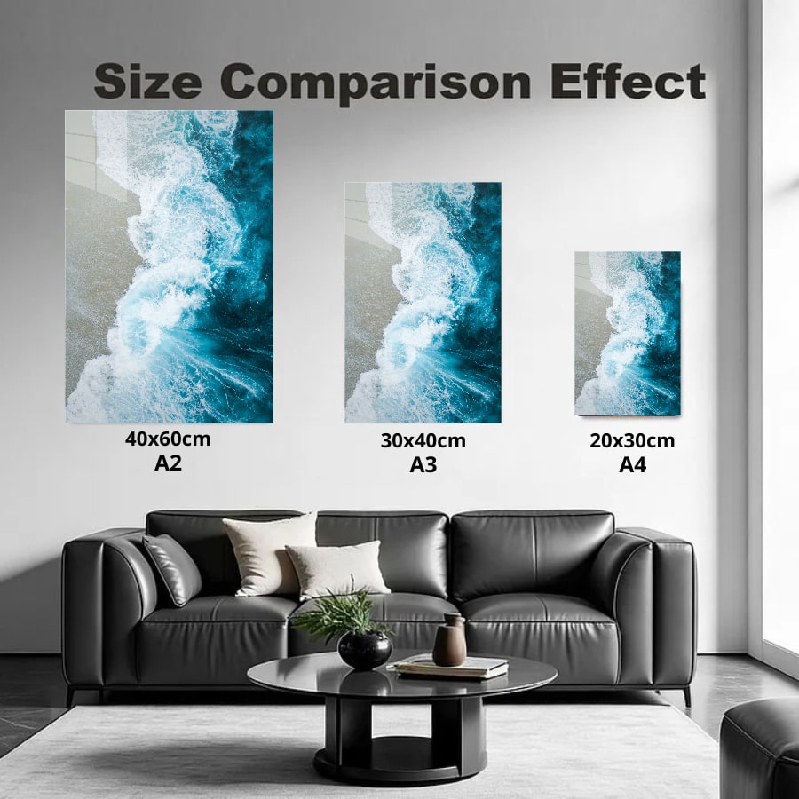 Sofa size-comparison (3-frame showcase)