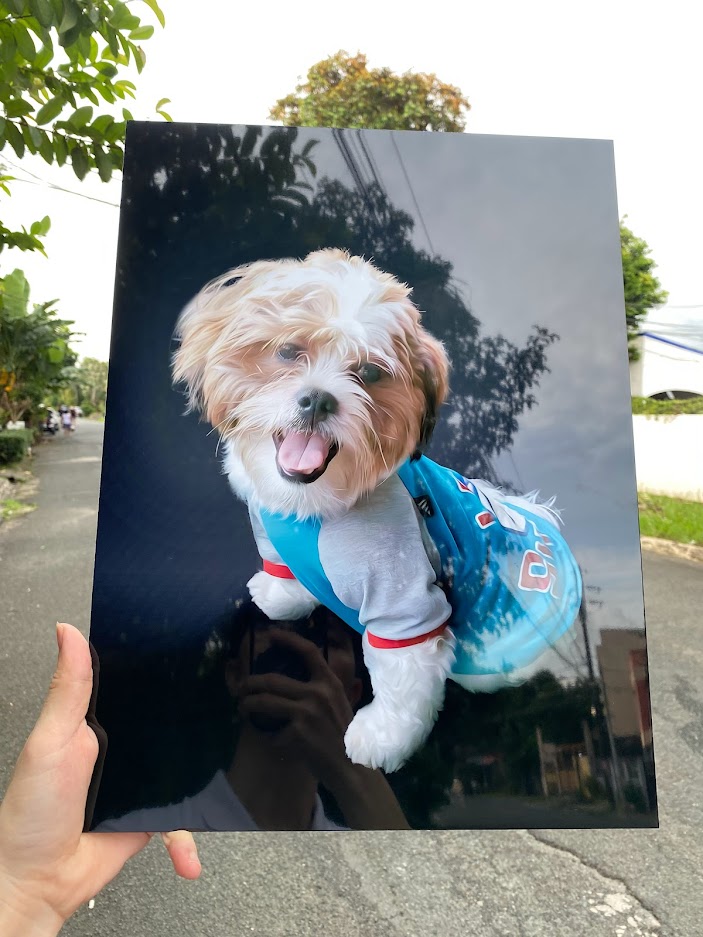 Kim L. — Pet Portrait, 40×40